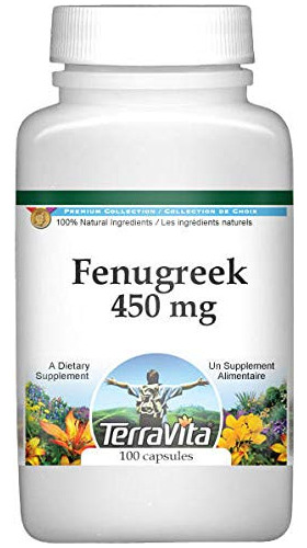 Cápsulas De Fenogreco - 450 Mg (100 Cápsulas, Zin: 511118