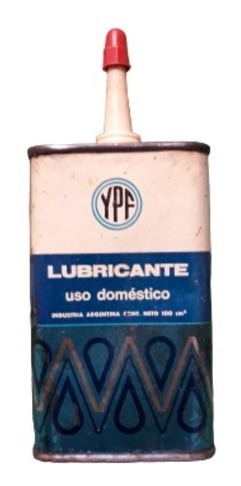 Lata Antigua De Aceite Ypf Lubricante Domestico 100 Cm3