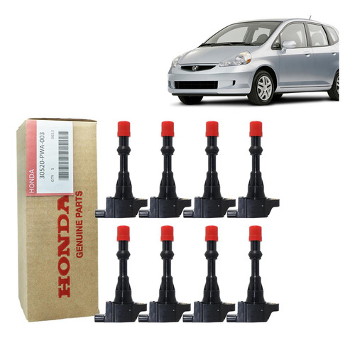8 Bobinas De Ignição Dianteira Fit 2004 A 2008 Cm11109