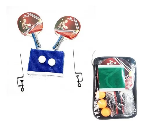 comprar Set 2 Raquetas Ping Pong 1 Malla 3 Pelotas Bolas 2 Parales