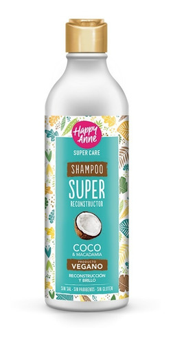 Imagen 1 de 1 de Shampoo Happy Anne Coco 340ml - Ml A $41