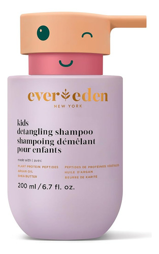 Evereden Kids Shampoo - Desenredante, 6.7 Fl Oz. | Cuidado D