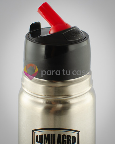 Termo Acero Lumilagro Luminox +mate Camionero +bombilla Loro
