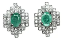 Comprar Aretes De Esmeraldas Naturales , Jx91