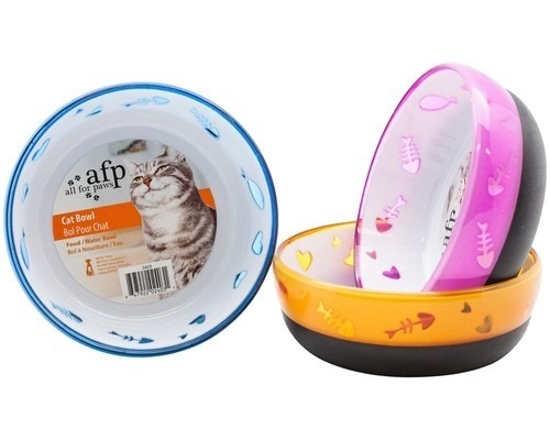 Imagen 3 de 4 de Bol Comedero Para Gato - 190 Ml Color Rosado