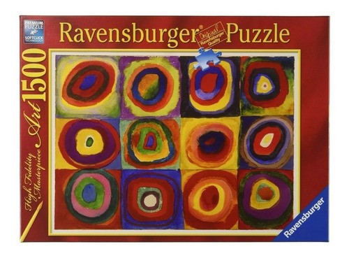 Puzzle 1500 Piezas Color Study Kandinsky Ravensburger 163379
