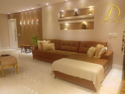 Imagem 3 de 30 de Apartamento De Alto Padrão De 3 Quartos, 3 Vagas À Venda Mobiliado No Canto Do Forte Com Vista Do Mar!!! - Ap4414