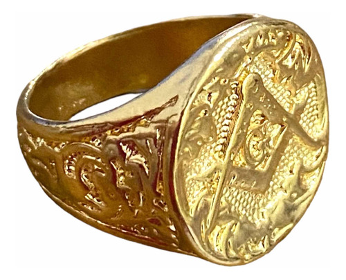 Anillo Masónico Acero Hombre Logia Masonería