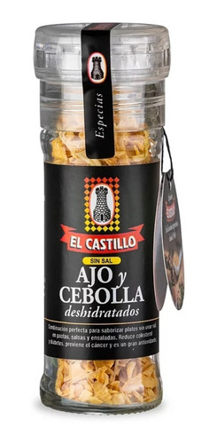 Molinillo Ajo Y Cebolla Deshidratados El Castillo X 55gr