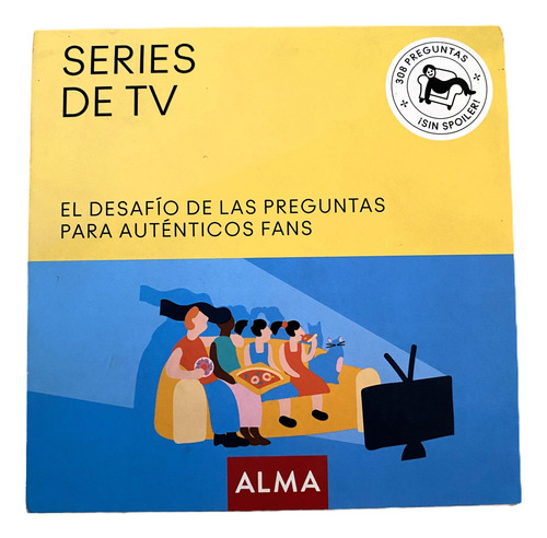 Libro Juego: Series De Tv, Desafío De Preguntas. Ed. Alma