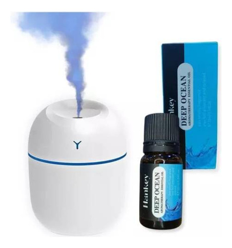 Humidificador Con Luz Led +1 Esencia A Base De Aceite