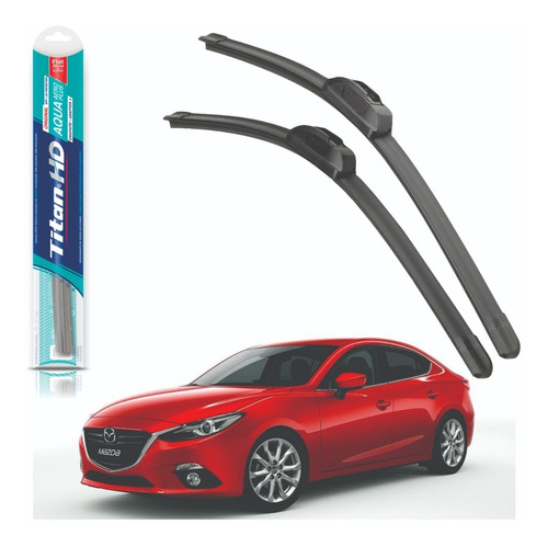 Plumillas Limpiaparabrisas Mazda 3 Skyactiv Titan Hd Aqua