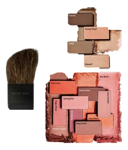 2 Rubor Cromafusion Mary Kay Brocha Compacta. Gratis