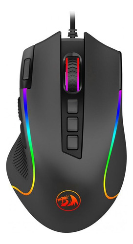 Mouse Gamer Redragon Predator M612-rgb 8000 Dpi, Color Negro