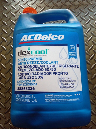 Refrigerante Acdelco Original Color Naranja 