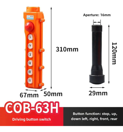 Cob-63h - Supply Cob-61 62a Rainproof Driving Control Switch
