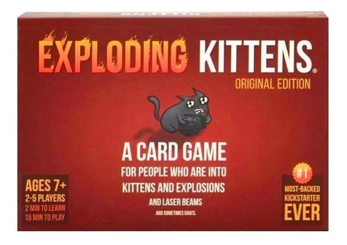 Imagen 1 de 4 de Juego de cartas Exploding kittens Original Exploding Kittens