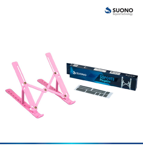 Imagen 2 de 10 de Soporte Para Notebook Y Netbook Regulable Antideslizante
