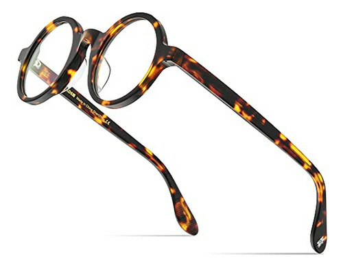 Montura - Hepidem Acetate Men Vintage Round Optical Glasses 