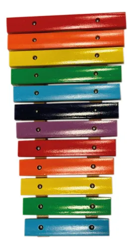 Xilofon Latin Custom 12 Notas Lcxi12c Colores