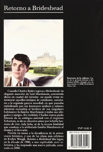 Retorno A Brideshead, De Waugh, Evelyn. Editorial Tusquets Editores S.a., Tapa Blanda En Español