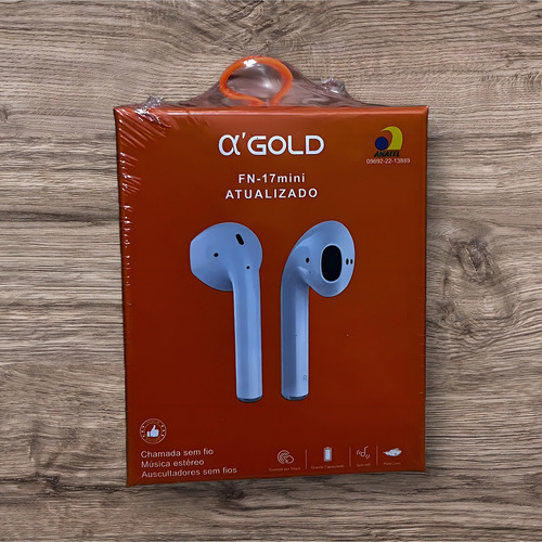 Fone De Ouvido Bluetooth Pro Tws 3 Air Premium Sem Fio Cor Branco Agold
