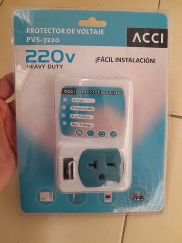 Protector De Voltaje 220 V Marca Acci