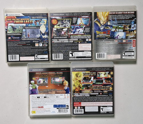 Dragon Ball Coleção Ps3 Originais Mídias Físicas (Usado)