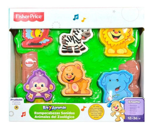 Rompecabezas Sonidos Animales Del Zoológico - Fisher Price