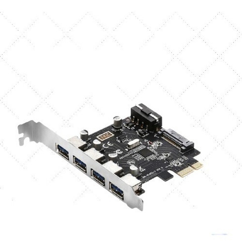 Tarjeta Pci Express 4 Puertos Usb 3.0 5 Gbps Nueva 