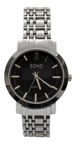 Reloj Pulsera Dama Analógico Malla Metal Soho Ch407 