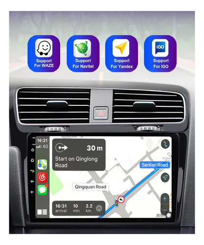 Multimídia Android Volkswagen Golf G7 2014-19 8/core 10p