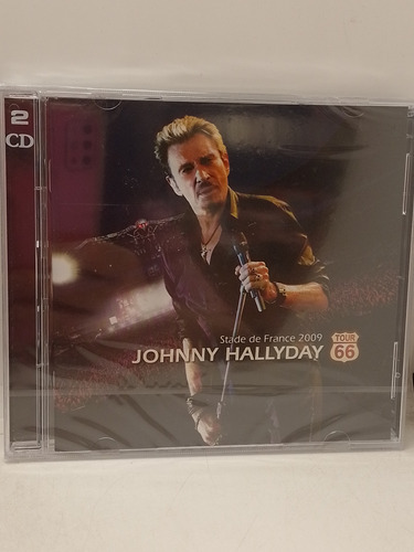 Johnny Hallyday Stade De France 2009 Cd Doble Nuevo 