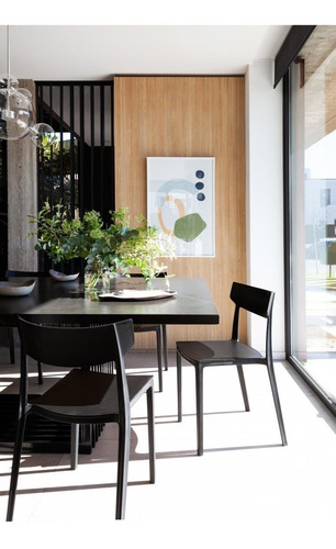 Silla Apilable Plastica Exterior Quincho Polipropileno Fibra