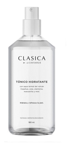 Tonico Hidratante Facial Refrescante Clasica Caviahue 180ml