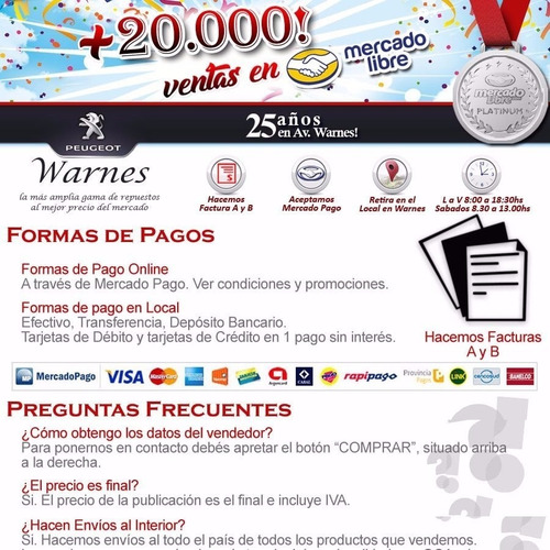 Imagen 5 de 10 de Guardaplast Delantero Derecho De Peugeot 2008