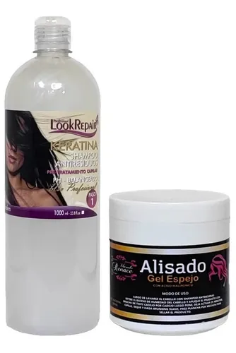 Alisado gel online espejo