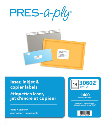 Avery Producto Consumo Ave30602 laser Labels- Shipping-