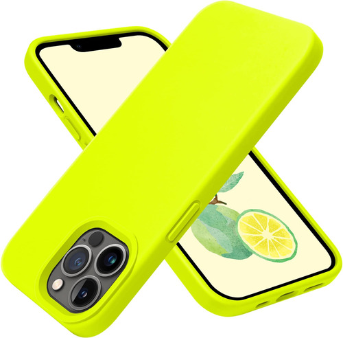 Funda iPhone 13 Pro Max Otofly Amarillo Fluorescente