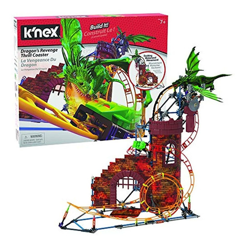 K'nex Dragon's Revenge Thrill Coaster  578 Piezas  Juguete