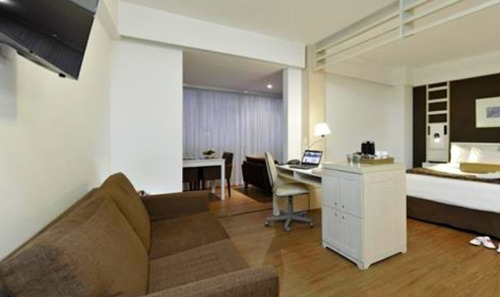 Imagem 1 de 15 de Flat Em Alphaville Fácil Acesso A São Paulo - Sf31709