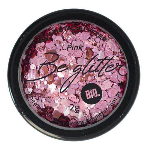 Glitter Biodegradável Pink - Be Glitter Bio