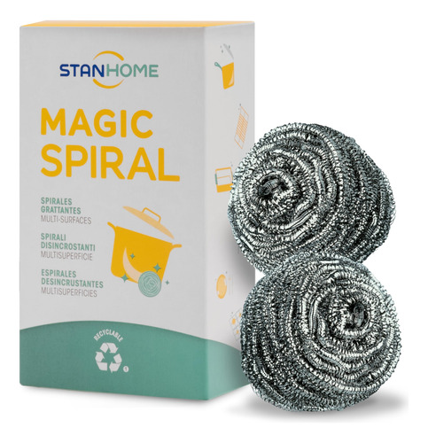 - Stanhome - Magic Spiral. Esponja Para Limpieza De Vajillas