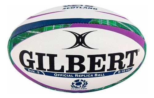 Pelota Mini De Rugby Gilbert N°1 Modelo Mini Colección Color Scotland