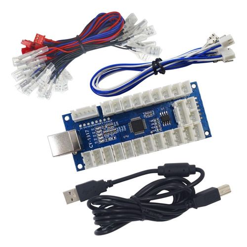 Codificador Usb Arcade Led, Controlador Arcade Con Retardo