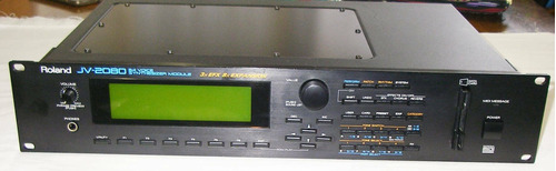 Módulo Roland Midi Jv-2080 Sintetizador De 64 Voces 