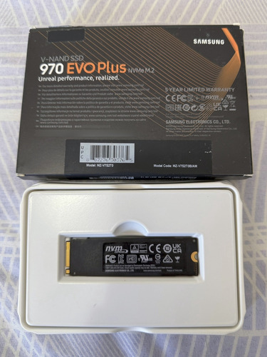 Ssd Samsung 970 Evo Plus 2tb Nvme M.2 Preto (Usado)