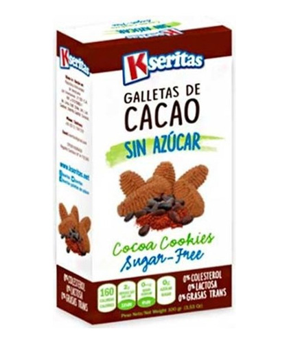 Galletas Kseritas De Cacao 100gr