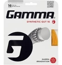 Kit Com 5 Cordas Para Raquete Gamma 16 1.30mm 12.2mt