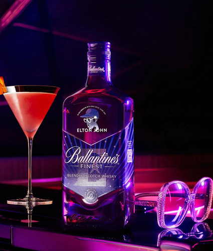 Whisky Ballantines Edición Limitada Elton John 1 Litro